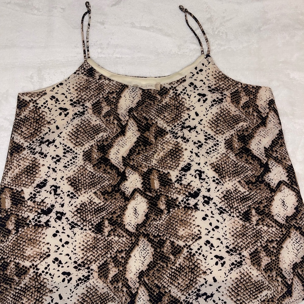 Snake Print tank top